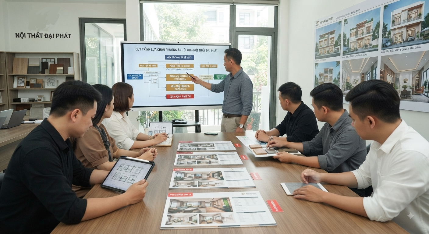 Khi có nhiều phương án, Nội Thất Đại Phát lựa chọn như thế nào?